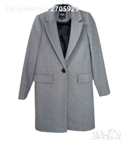 Вълнено палто Zara размер XS 