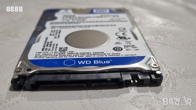 Western Digital хард диск за лаптоп 500 GB, снимка 3 - Твърди дискове - 46089883