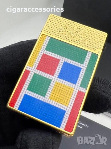 S.T. Dupont Ligne 2 Casablanca – запалка с 2 пламъка, пълен комплект, снимка 4 - Запалки - 53948518