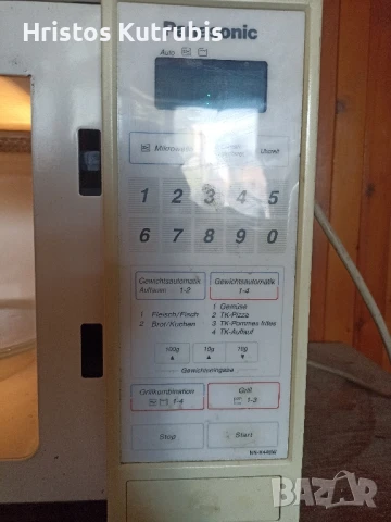 Почти нова микровълнова Panasonic NN-K448W, снимка 4 - Микровълнови - 51104527