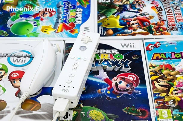 Nintendo Wii с 555 игри Super Mario, Kirby, Sonic,