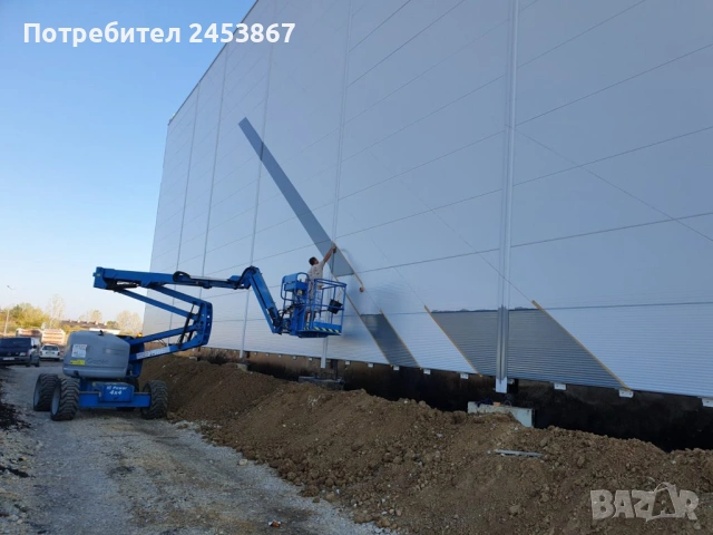 Боядисване, измиване на халета, фасади, метални конструкции, билбордове, покриви и при пожар, снимка 2 - Други ремонти - 53813952