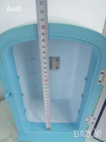 Мини хладилник THERMOELECTRIC с обем 6 литра, охлажда до 10С° Може да охлажда до 17 °C под околната , снимка 4 - Хладилници - 50408350