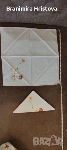 Комплект покривки/карета/рънъри и дантелени подложки – втора ръка, но в чудесно състояние (само личн, снимка 13 - Покривки за маси - 53140757