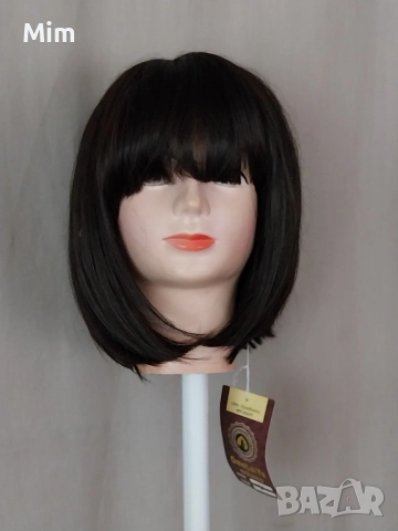 Кестенява перука/ боб /, снимка 6 - Аксесоари за коса - 52349635