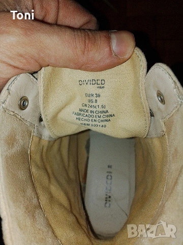 женски обувки боти H&M 39 номер, снимка 2 - Дамски боти - 53617205