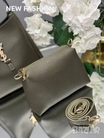 Дамски Кожени Чанти ✨ Yves Saint Laurent , снимка 13 - Чанти - 51371013