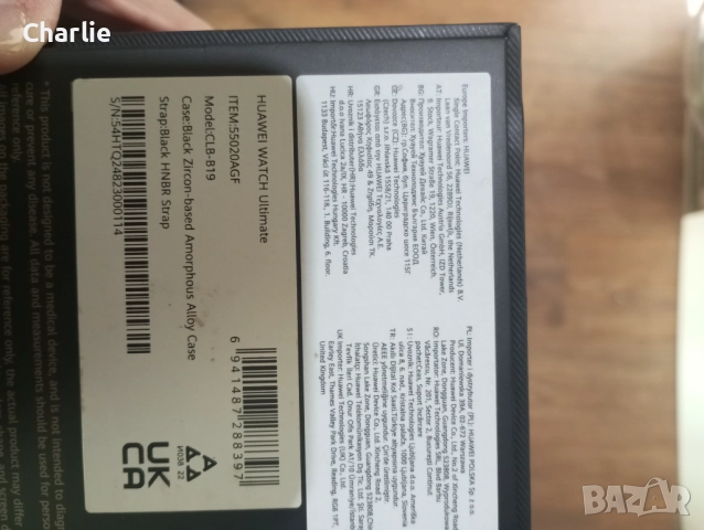 Huawei watch ultimate black, снимка 11 - Смарт часовници - 52951928