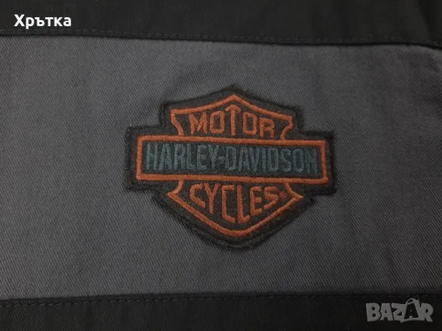 Harley Davidson Canvas Jacket - Оригинално мъжко яке размер M, снимка 8 - Якета - 48803956