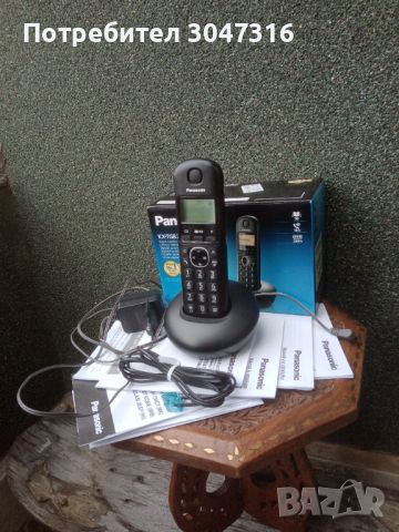 Телефон (стационарен) PANASONIC с безжична (подвижна) слушалка., снимка 5 - Ремонт на телефони - 45574861