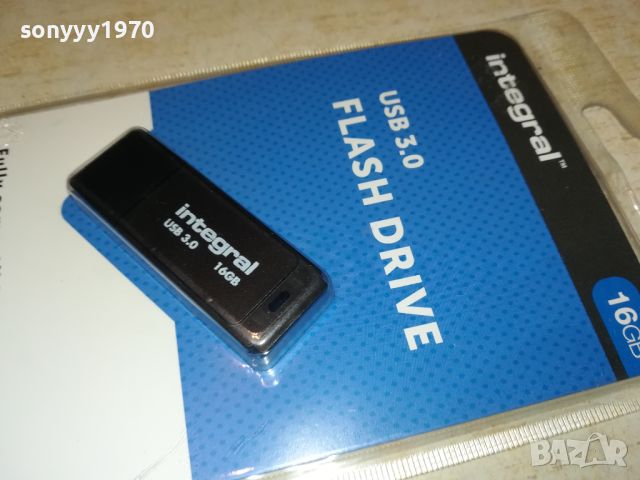 INTEGRAL 16GB FLASH DRIVE 0108241047, снимка 3 - USB Flash памети - 46764866