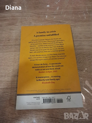 the promise damon galgut 2021 man Booker prize winner english , снимка 2 - Художествена литература - 53574538