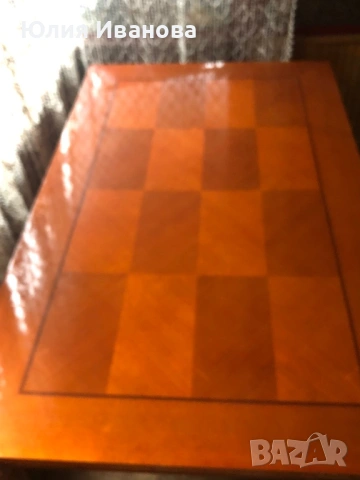 Голяма трапезна маса с дърворезба, снимка 6 - Маси - 53694820