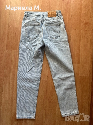 Zara mom jeans, 32, отлични, снимка 3 - Дънки - 52401602