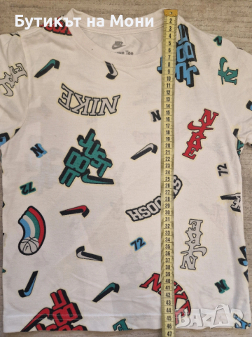 Детска памучна тениска Nike, снимка 5 - Детски тениски и потници - 53856193