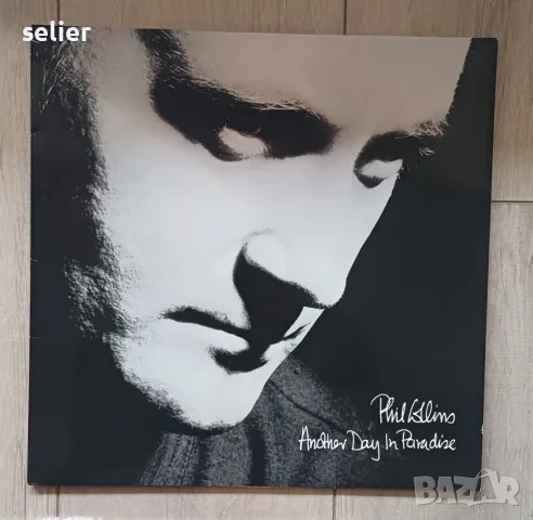 Phil Collins ‎– Another Day In Paradise Maxi Single 12 Издание 1989г Максито е с 3 песни Състояние н, снимка 1