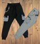 Мъжки спортен панталон с 2 странични джоба, въже и синджир, снимка 1 - Спортни дрехи, екипи - 45656504