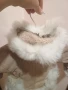 Детско зимно яке естествена кожа кожух, снимка 5