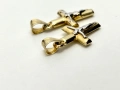 2 броя еднакви! Златни Кръстчета - 1,20 грама/двете/, 14К (проба 585), снимка 6