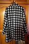 Дамско преходно палто – черно/бяло, елегантно, снимка 2