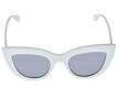 Дамски Слънчеви очила Жените бяла рамка пеперуда тъмни стъкла, снимка 2