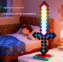 Лампа-меч Майнкрафт 40см с USB кабел, Minecraft Диамантен Меч Sword, снимка 3