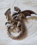 Медальон Whitby Wyrm Alchemy Gothic Dragon , снимка 1 - Колиета, медальони, синджири - 46009638