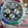 Мъжки луксозен часовник Rolex Daytona Rainbow 🌈 Steel , снимка 9