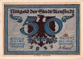 ❤️ ⭐ Notgeld Arnstadt 1921 50 пфенинга UNC нова ⭐ ❤️, снимка 2