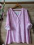 Розова блуза , снимка 1 - Ризи - 45687139