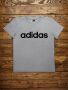 Адидас тениски в сиво , дамски тениски adidas, снимка 1 - Тениски - 45703501