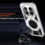Магнитен калъф за Honor Magic8 Pro 5G с Въртяща се Стойка - PC+Силикон+Метал, Отверстия за охлаждане, снимка 3