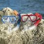 Детска цветна морска маска и комплект шнорхел за плуване 7+ години - Bestway, снимка 1