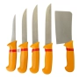 Комплект професионални месарски ножове и сатър, 5 броя STAHLMAYER Exclusive, снимка 2