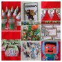 Парти чинийки Майнкрафт,чашки,салфетки,кутийки,картонена торта,шапки,сламки,свирки,играчки, снимка 2