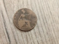 Монета 1923 Великобритания 1/2 Half Penny King George V, снимка 2