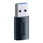 Baseus - OTG адаптер - USB 3.1 мъжки към тип-C женски - син, снимка 3