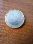 1 евро немска монета от 2002г - с дефект, снимка 1