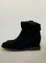  hidden heel suede ankle boots, снимка 1