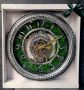 Часовник декориран с напълно естествен скандинавски мъх , снимка 1