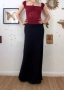 Black maxi skirt , снимка 1