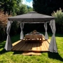 Шатра MUHLER – Просторна, стабилна и стилна защита за вашето открито пространство, снимка 3