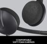 Слушалки Logitech H340 с микрофон, кабелни USB, цвят: черно, снимка 5