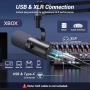 Нов Динамичен микрофон TONOR XLR USB за стрийминг подкаст с AI шумопотискане, снимка 5