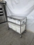 Немска спомагателна работна маса с кошове за продукти, снимка 2