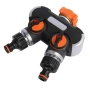 Двупосочен разпределител за градински кран 2-в-1: Сплитер за маркуч с независими вентили  на едро , снимка 14