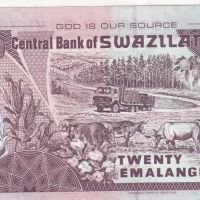 20 емалангени 2004, Свазиленд, снимка 2 - Нумизматика и бонистика - 45495848
