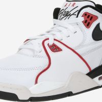 ПРОДАДЕНО: Nike Sportswear Високи маратонки 'Air Flight 89, размер 43' в бяло и червено , снимка 1 - Маратонки - 45468690