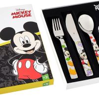 Комплект детски прибори за хранене WMF DISNEY MICKEY MOUSE / Мики Маус - 4 броя, снимка 1 - Прибори за хранене, готвене и сервиране - 45900000