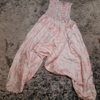 Дамски копринени панталони тип шалвар, снимка 1 - Панталони - 45185731